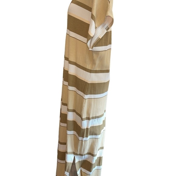 Girl And The Sun Women's Dress Size S Cream/Beige/Tan Maxi Pullover Cap Sleeve - Picture 2 of 10